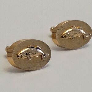 Cufflinks Fishing Bass Gorpcore Sports Business Casual